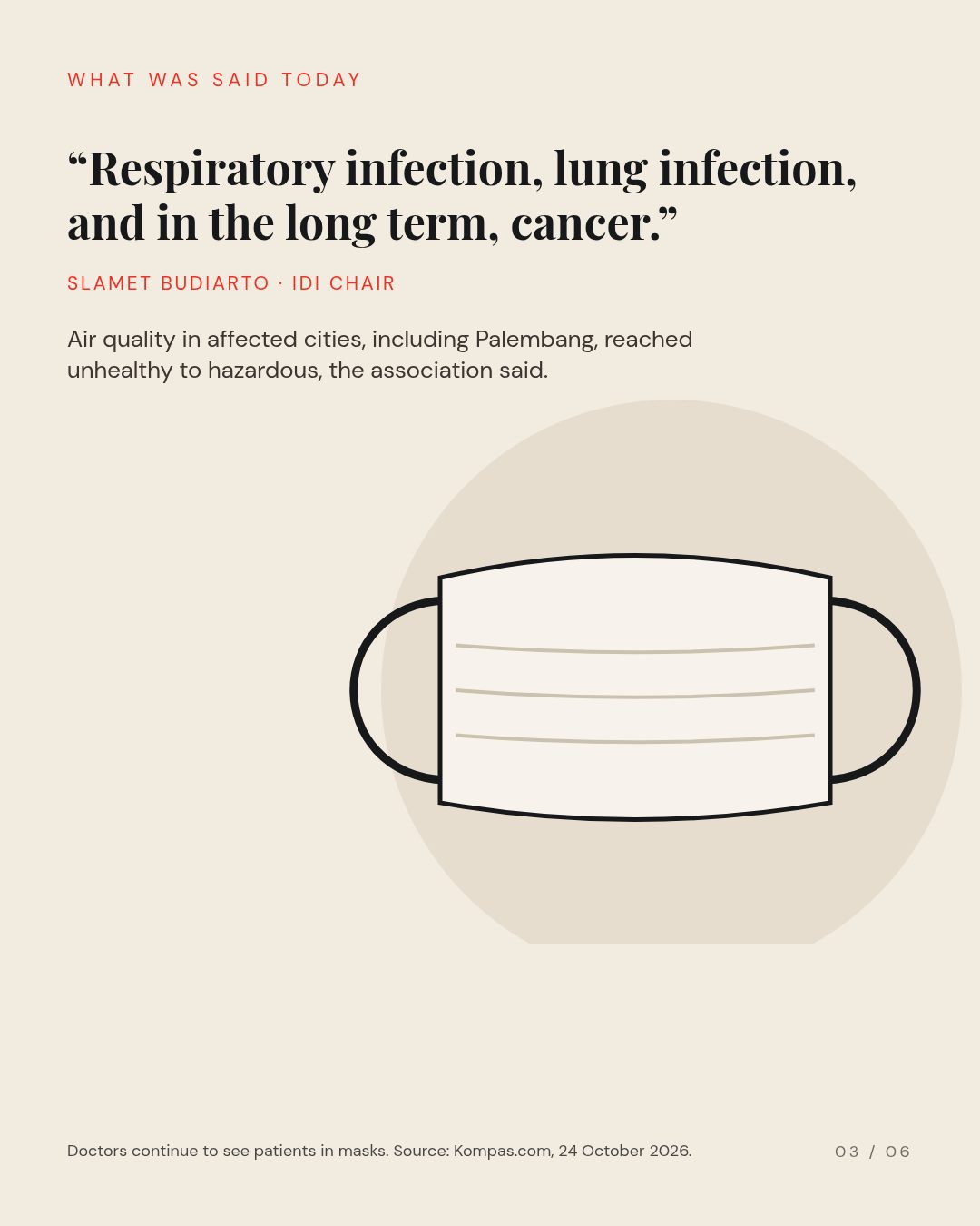 Frame 3: the IDI chair on smoke and long-term risk